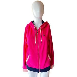 Tommy Hilfiger Pink Hoodie Sweatshirt Women’s Small Pullover